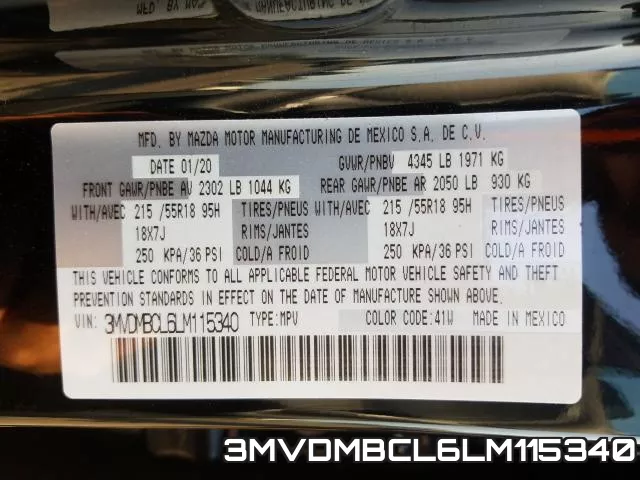 3MVDMBCL6LM115340 фото 2
