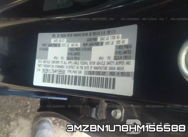 3MZBN1U78HM156588 фото 10