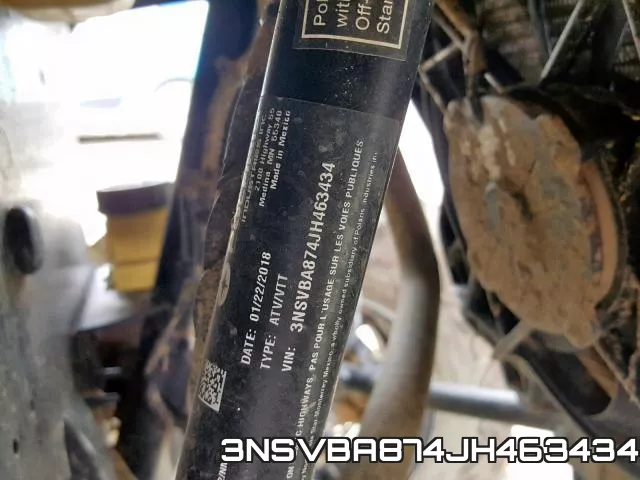 3NSVBA874JH463434 фото 2