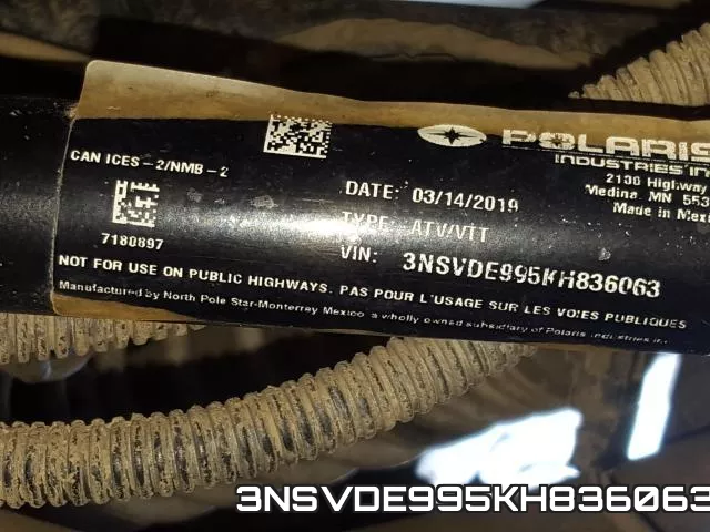 3NSVDE995KH836063 фото 2
