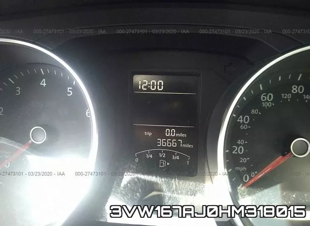 3VW167AJ0HM318015 фото 8