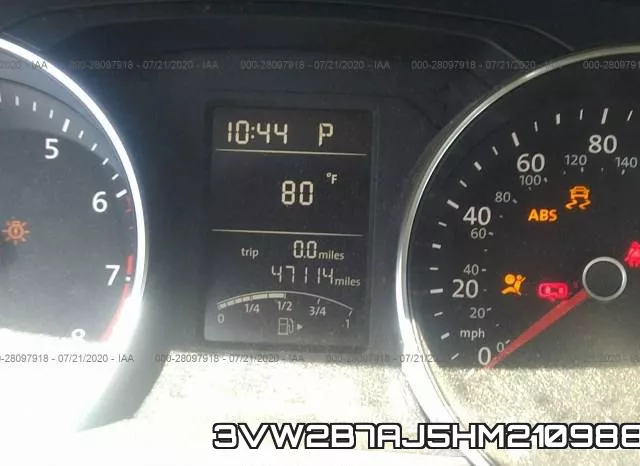 3VW2B7AJ5HM210988 фото 8