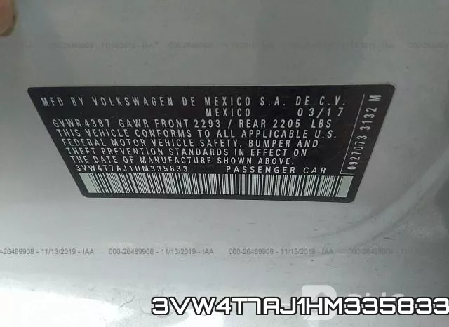 3VW4T7AJ1HM335833 фото 10