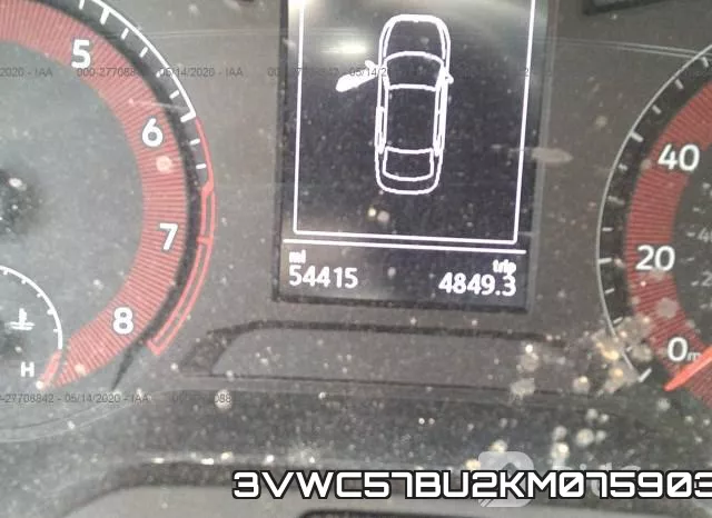 3VWC57BU2KM075903 фото 8