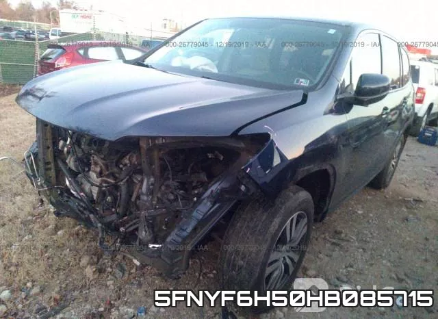 5FNYF6H50HB085715 фото 3