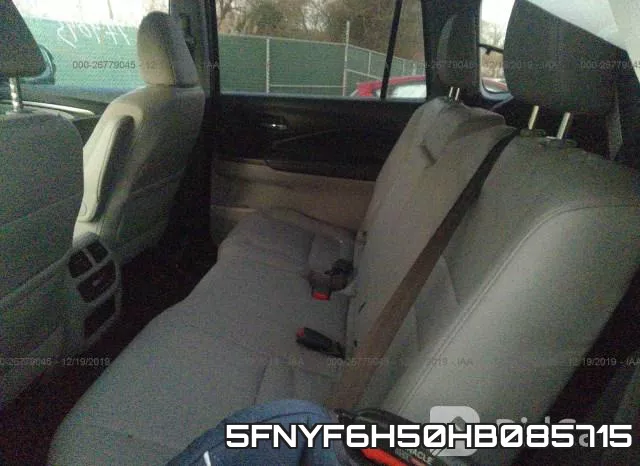 5FNYF6H50HB085715 фото 9