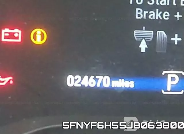 5FNYF6H55JB063800 фото 8