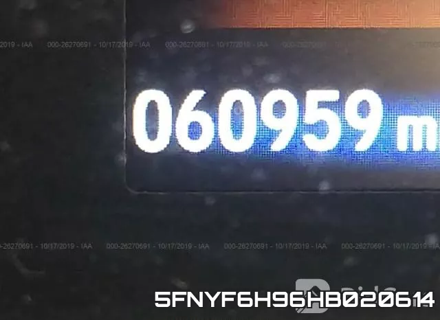 5FNYF6H96HB020614 фото 8