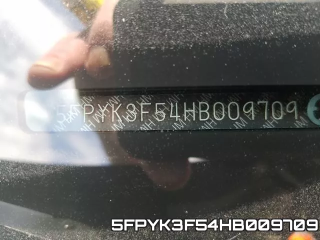 5FPYK3F54HB009709 фото 2