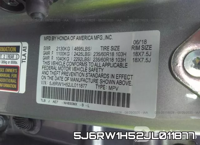 5J6RW1H52JL011877 фото 10