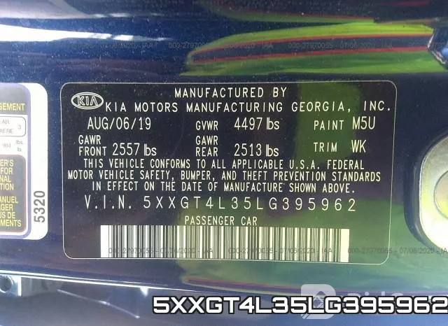 5XXGT4L35LG395962 фото 10
