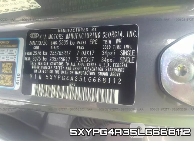 5XYPG4A35LG668112 фото 10