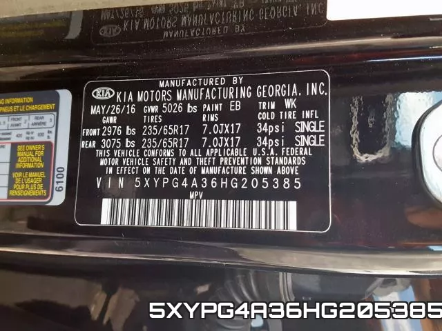 5XYPG4A36HG205385 фото 2