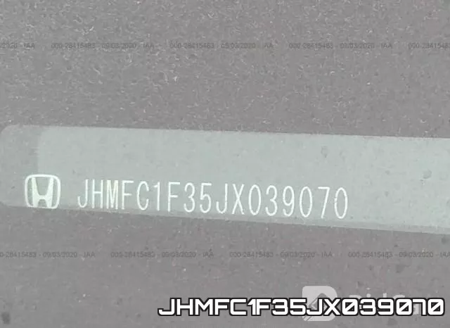 JHMFC1F35JX039070 фото 10