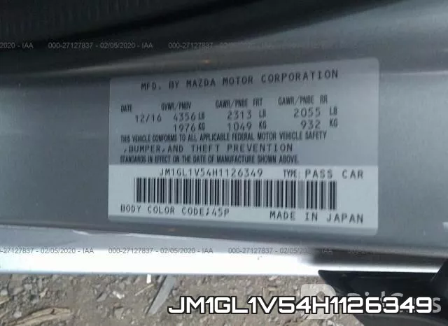 JM1GL1V54H1126349 фото 10