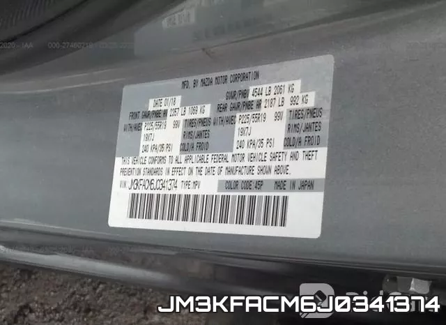 JM3KFACM6J0341374 фото 10