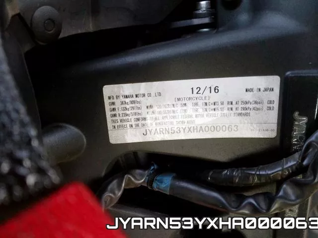 JYARN53YXHA000063 фото 2