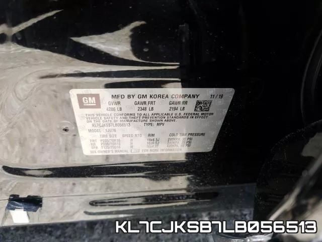 KL7CJKSB7LB056513 фото 2