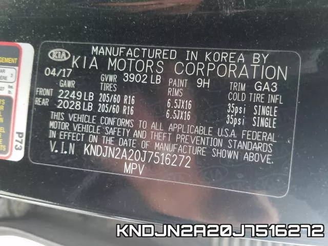 KNDJN2A20J7516272 фото 2