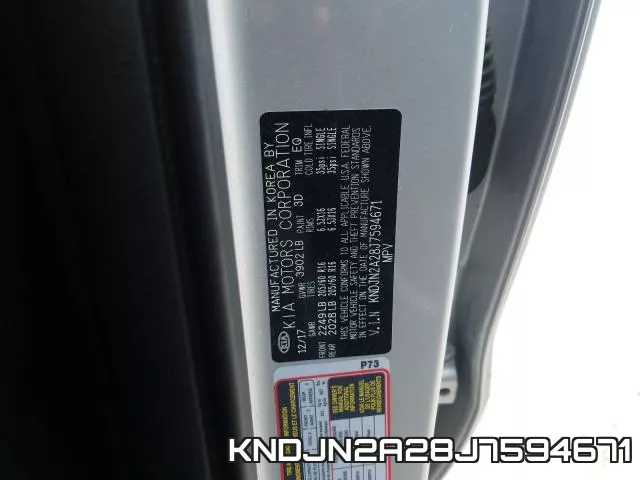 KNDJN2A28J7594671 фото 2
