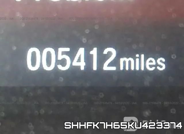 SHHFK7H65KU423374 фото 8