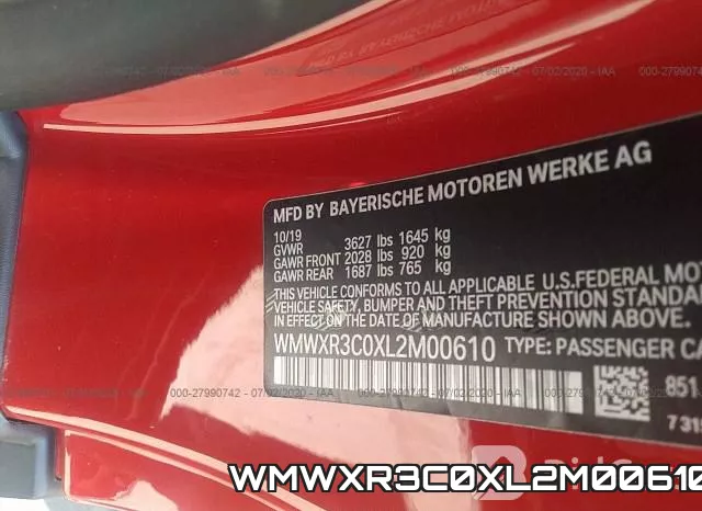 WMWXR3C0XL2M00610 фото 10
