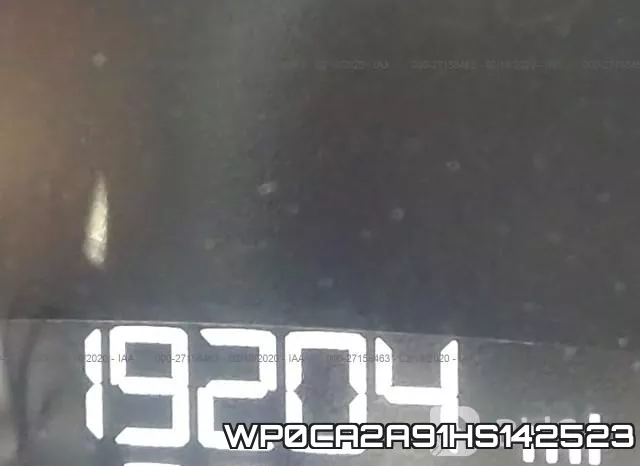 WP0CA2A91HS142523 фото 8