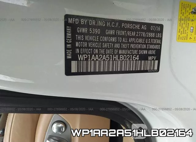 WP1AA2A51HLB02164 фото 10