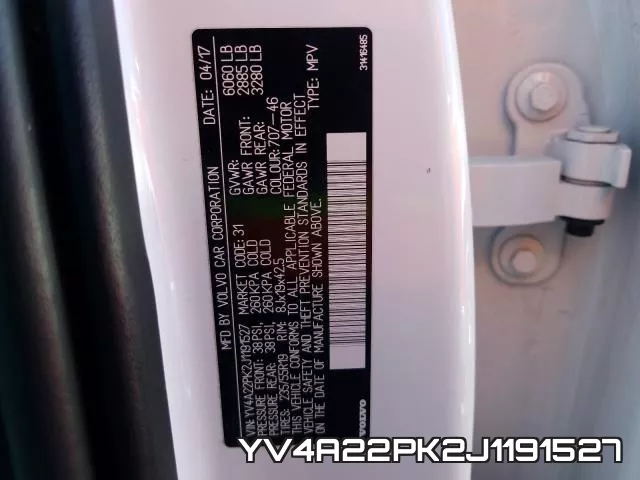 YV4A22PK2J1191527 фото 2