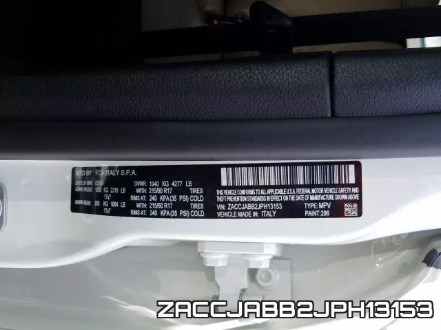 ZACCJABB2JPH13153 фото 2
