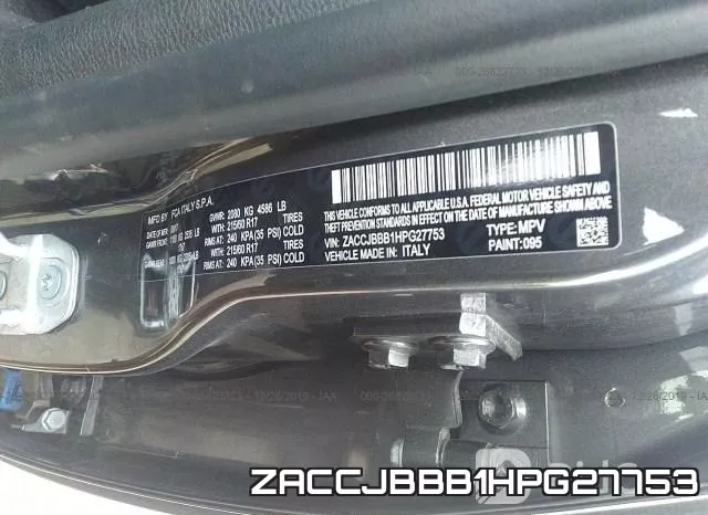 ZACCJBBB1HPG27753 фото 10