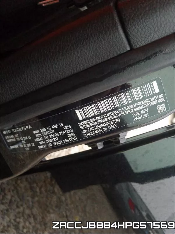 ZACCJBBB4HPG57569 фото 2