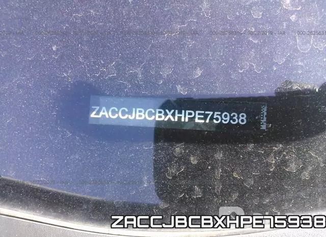 ZACCJBCBXHPE75938 фото 10