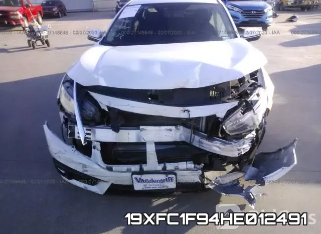19XFC1F94HE012491 фото 7
