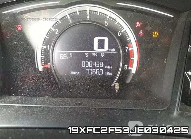 19XFC2F53JE030425 фото 8