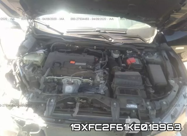 19XFC2F61KE018963 фото 2