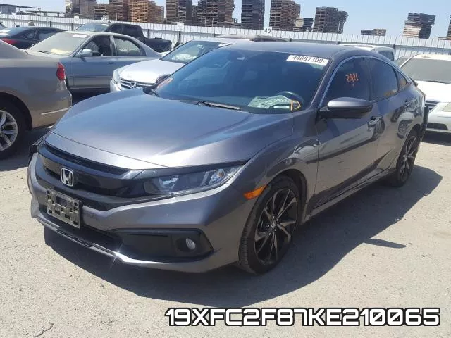 19XFC2F87KE210065 фото 3