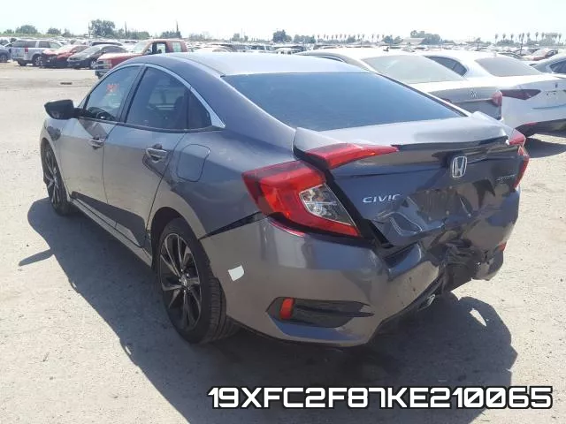 19XFC2F87KE210065 фото 4