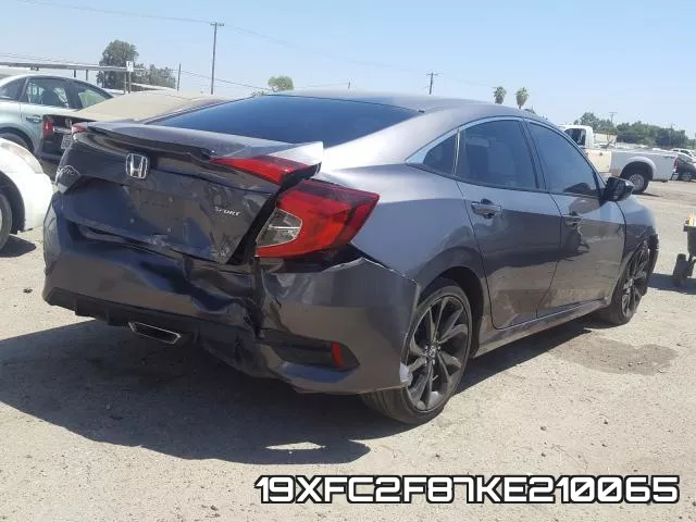 19XFC2F87KE210065 фото 5