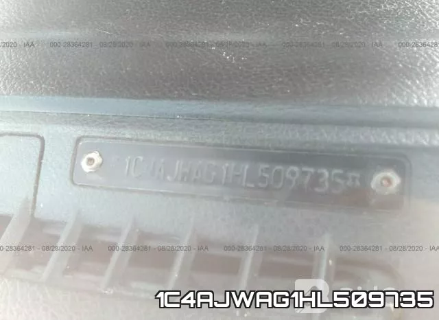 1C4AJWAG1HL509735 фото 10