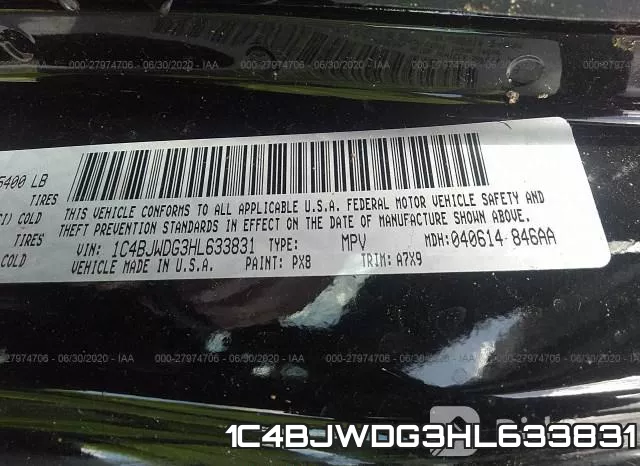 1C4BJWDG3HL633831 фото 10