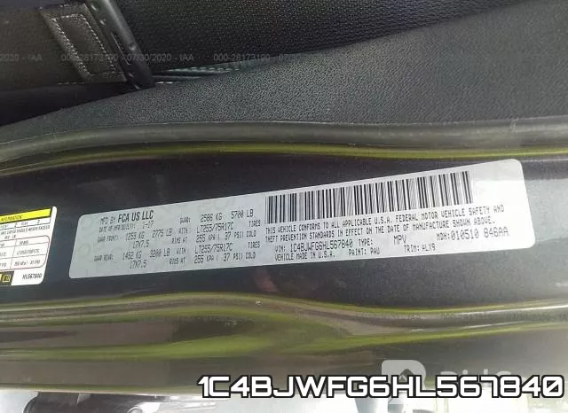 1C4BJWFG6HL567840 фото 10