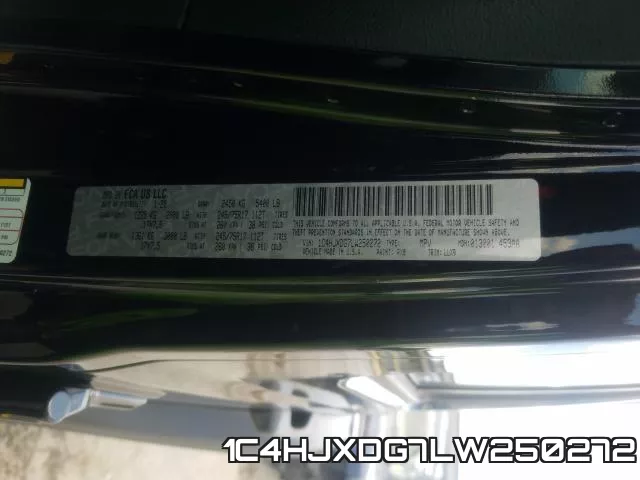 1C4HJXDG7LW250272 фото 2