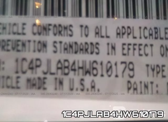 1C4PJLAB4HW610179 фото 10