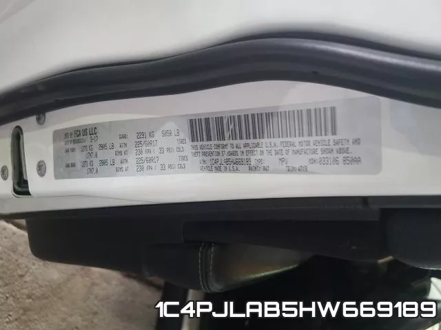 1C4PJLAB5HW669189 фото 2