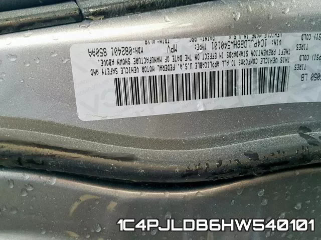 1C4PJLDB6HW540101 фото 2