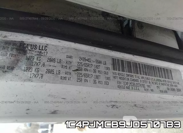 1C4PJMCB9JD570783 фото 10