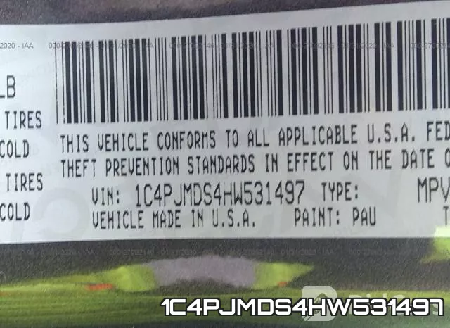 1C4PJMDS4HW531497 фото 10