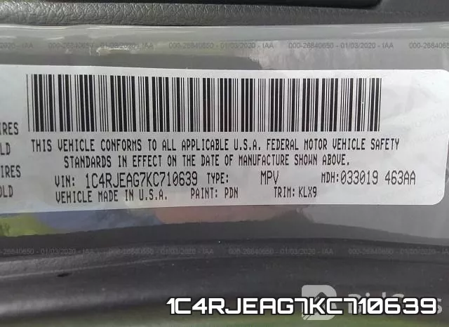 1C4RJEAG7KC710639 фото 10