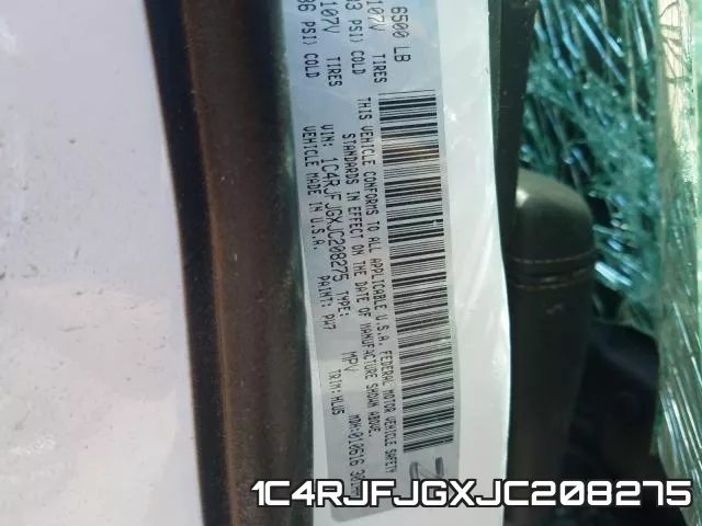 1C4RJFJGXJC208275 фото 2